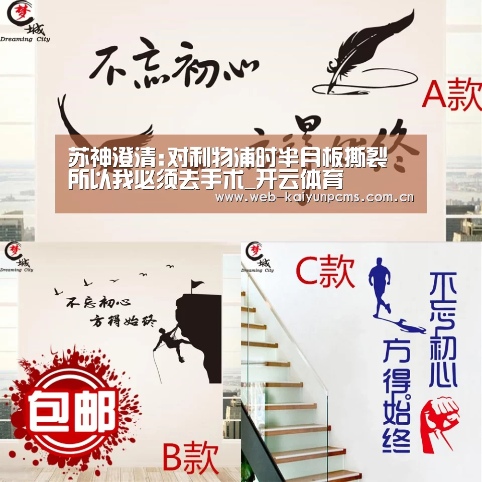 苏神澄清:对利物浦时半月板撕裂 所以我必须去手术_开云体育(图2) 开云体育